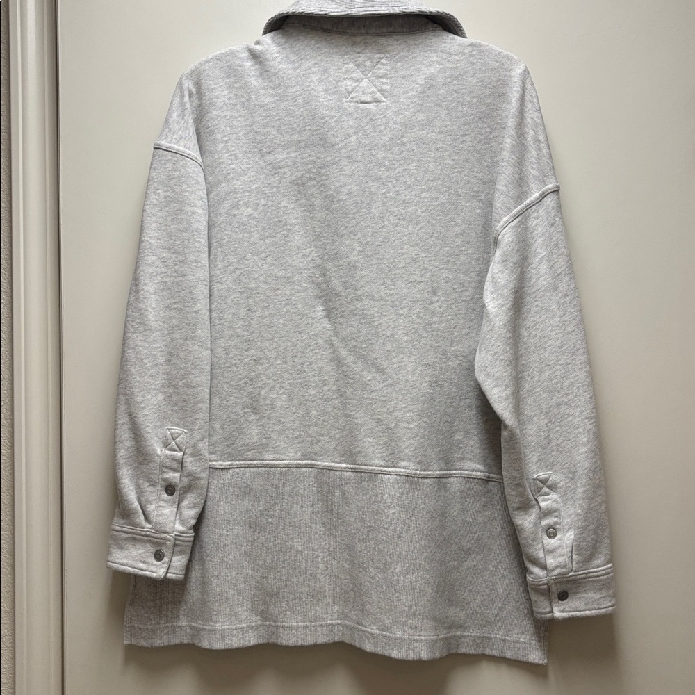 Aerie women’s terry gray pullover size S|P - Picture 6 of 8